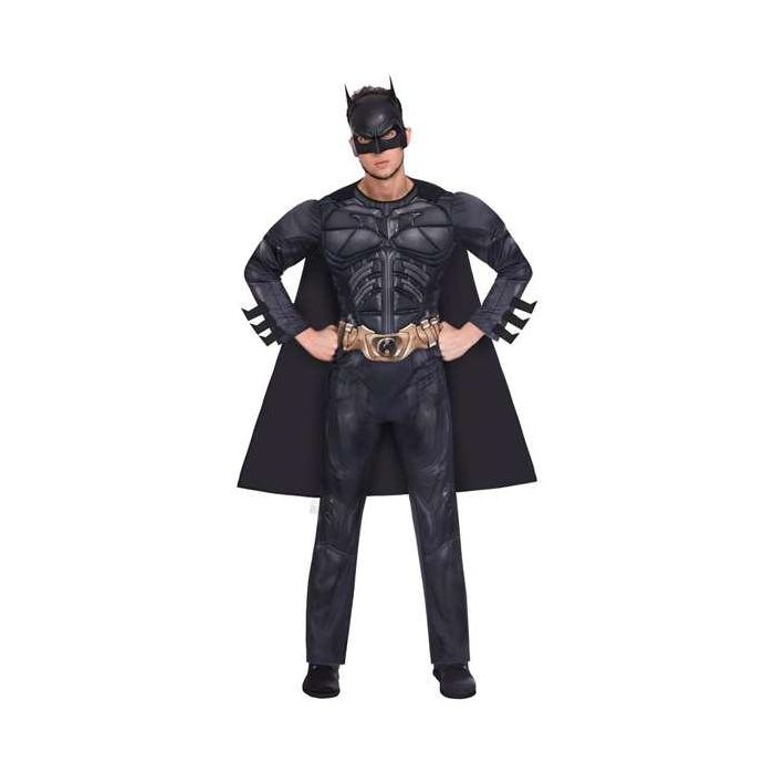 Warner Bros. Disfraz Adulto Batman El Caballero Oscuro Talla L Negro Warner Bros. Disfraz Adulto Batman El Caballero Oscuro Talla L Negro