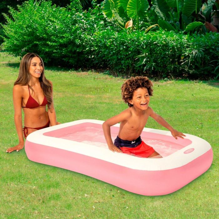 Piscina Hinchable para Niños Intex Isla 90 L 167 x 26 x 101 cm Blanco Rosa (6 Unidades) 5