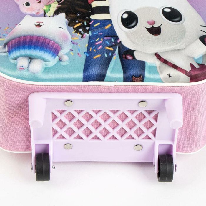 Cerdá Mochila Infantil Trolley 3D Gabby's Dollhouse Rosa 25x31x10 cm para Niños 3+ años 2 Cerdá Mochila Infantil Trolley 3D Gabby's Dollhouse Rosa 25x31x10 cm para Niños 3+ años 2