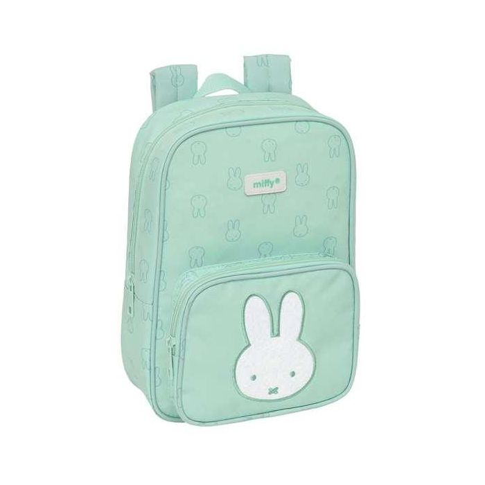Mochila Escolar Miffy Menta Menta 20 x 28 x 8 cm 0 Mochila Escolar Miffy Menta Menta 20 x 28 x 8 cm 0