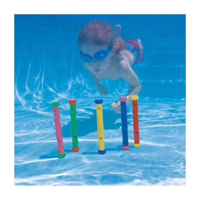 Intex Juegos Acuatico Fun Sticks Blister 5 Piezas Juguete Piscina Infantil PVC 2 Intex Juegos Acuatico Fun Sticks Blister 5 Piezas Juguete Piscina Infantil PVC 2