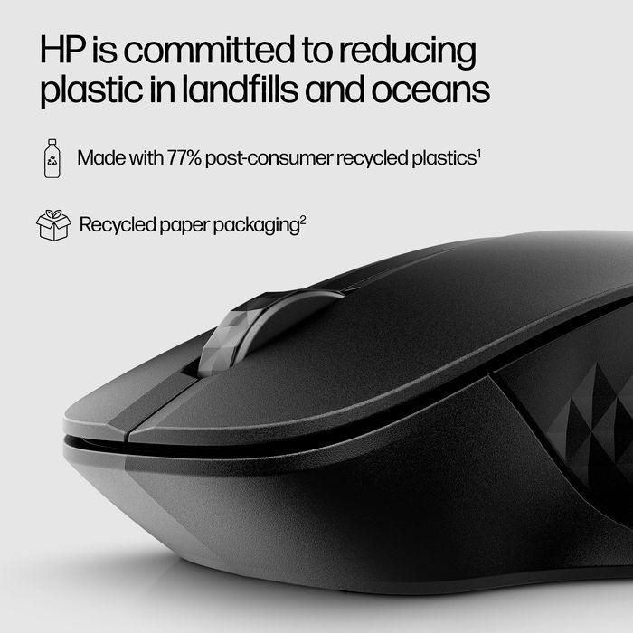 HP 430 Ratón Inalámbrico Multi-Dispositivo Personalizable Ergonómico Sensor Multi-Superficie
