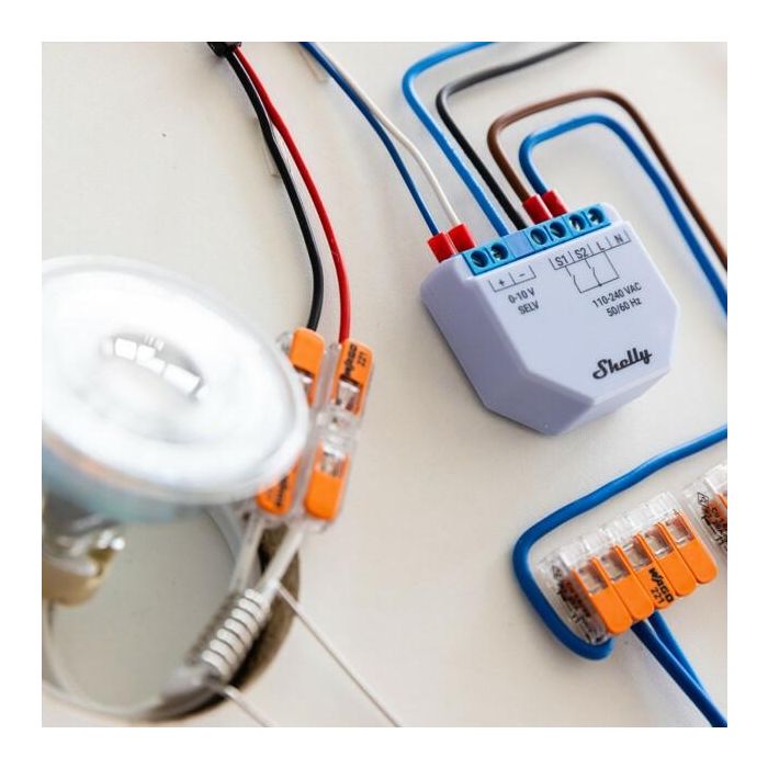 Shelly Regulador de Intensidad Dimmer 0-10V Empotrable Inalámbrico 5