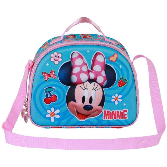 Bolsa Portamerienda 3D Happiness Disney Minnie Mouse Azul 1 Bolsa Portamerienda 3D Happiness Disney Minnie Mouse Azul 1