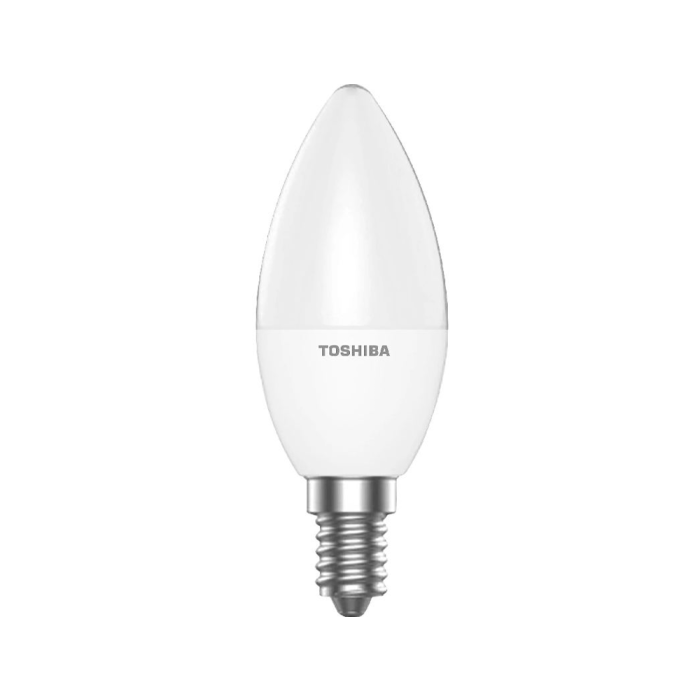 Toshiba Bombilla LED Essential C37 E14 4.7W Luz Calida 2700K 1