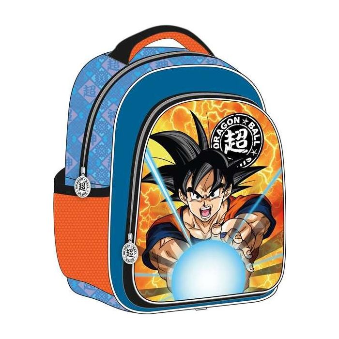 Mochila Escolar Dragon Ball Azul Naranja 26 x 31 x 12 cm