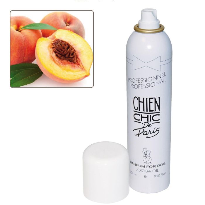 Chien Chic Perfume Melocotón Profesional Larga Duración 300 mL con Aceite de Jojoba