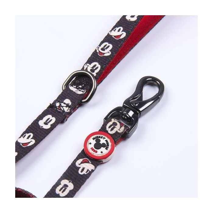 Cerdá T3M:M Correa Premium para Perros con Diseño Mickey Mouse - Talla M, Color Negro