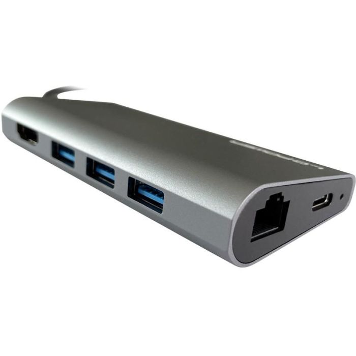 LC-Power LC-HUB-C-MULTI-5 USB-C auf 3xUSB-A/USB-C/HDMI/MicroSD/SD/LAN 2 LC-Power LC-HUB-C-MULTI-5 USB-C auf 3xUSB-A/USB-C/HDMI/MicroSD/SD/LAN 2