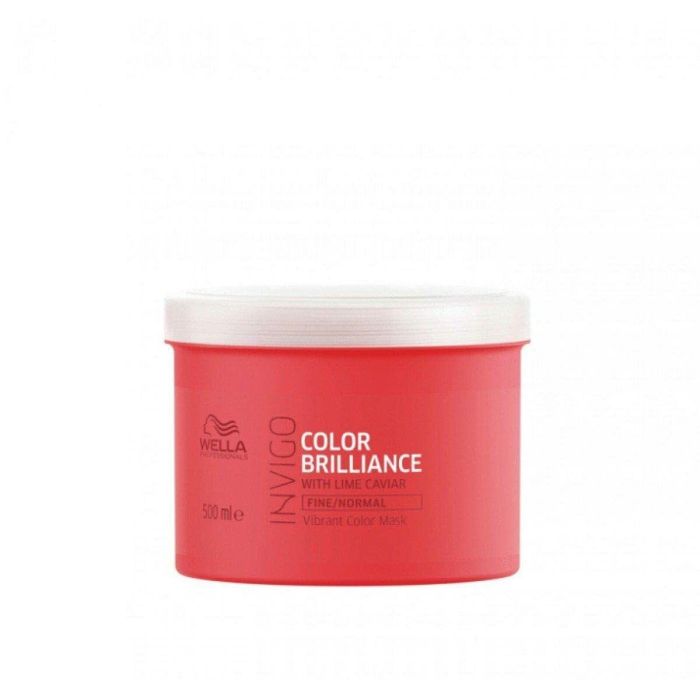 Wella Professionals INVIGO COLOR BRILLIANCE Mascarilla Protectora de Color para Cabellos Teñidos Finos o Normales con Caviar de Lima 500 ml 1