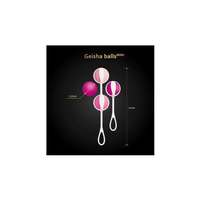 Set de Bolas Chinas Gvibe Geisha Mini Fucsia 3 Set de Bolas Chinas Gvibe Geisha Mini Fucsia 3