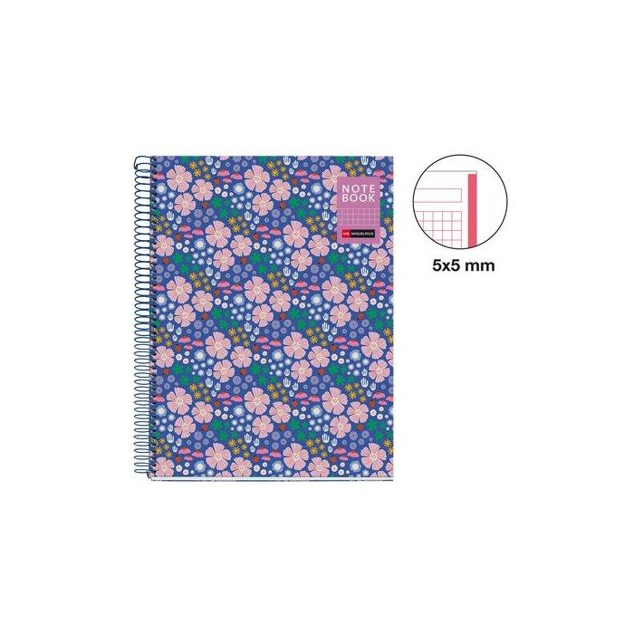 Bloc Miquelrius Natura Notebook 1 Micro.Tapa Dura A4 80H 90Gr Cuadric.5X5 Ladybug
