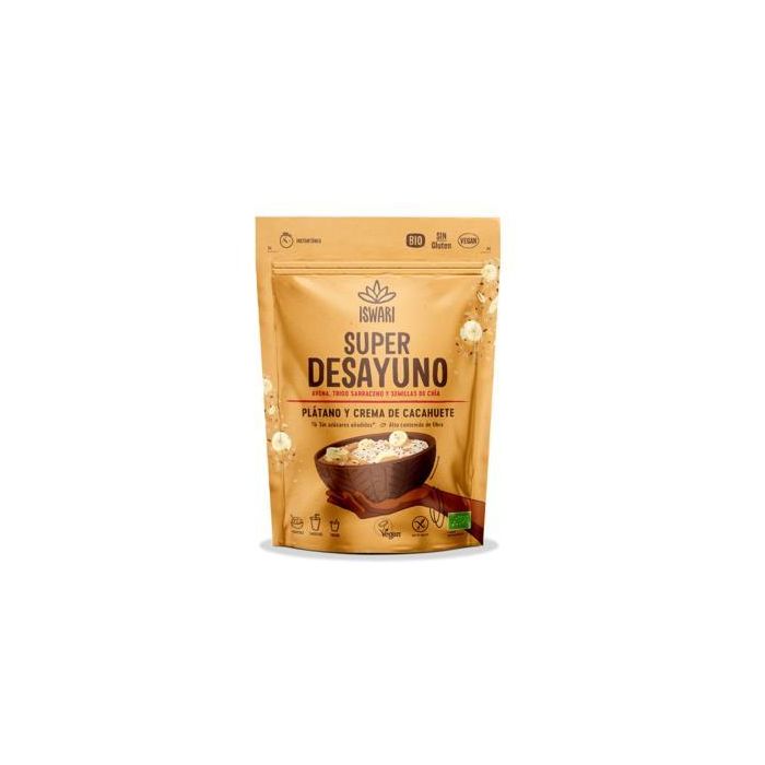 Super Desayuno Platano Y Crema Cacahuete 360Gr. Bio Sg Vegan
