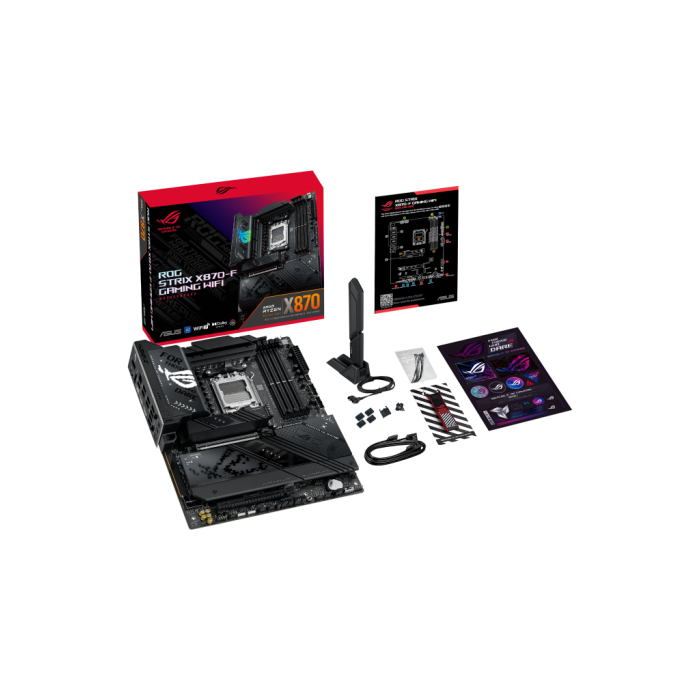 ASUS ROG STRIX X870-F GAMING WiFi AMD X870 Zócalo AM5 ATX 10 ASUS ROG STRIX X870-F GAMING WiFi AMD X870 Zócalo AM5 ATX 10