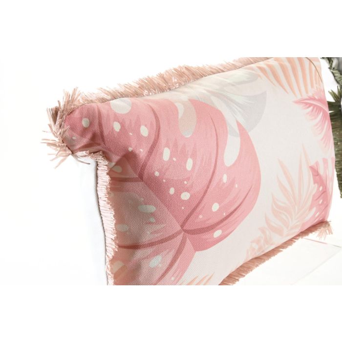 DKD Home Decor Cojín Tropical de Poliéster con Hojas Coral Verde Blanco 50x30x10 cm Juego de 4 Surtidos 1 DKD Home Decor Cojín Tropical de Poliéster con Hojas Coral Verde Blanco 50x30x10 cm Juego de 4 Surtidos 1