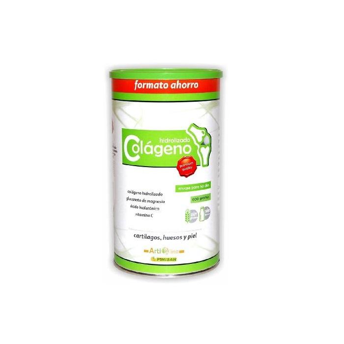 PINISAN Colágeno Hidrolizado con Vitamina C, Magnesio y Ácido Hialurónico Sabor Frutas del Bosque 600 gramos