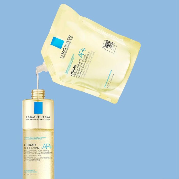 La Roche Posay Lipikar Ap+ Huile Lavante Relipidante Recharge 2
