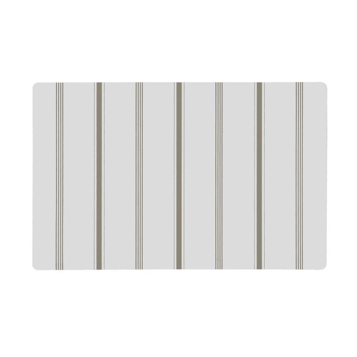 Salvamantel Blanco Rayas Marron Versa (6 Unidades) Salvamantel Blanco Rayas Marron Versa (6 Unidades)