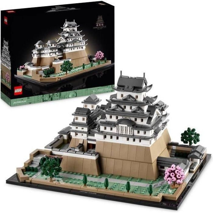 LEGO Architecture 21060 Kit de construcción del modelo del Castillo Himeji para adultos fanáticos de la cultura japonesa