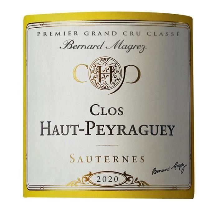 Château Clos Haut-Peyraguey 2020 Sauternes - Vino blanco de Burdeos 1