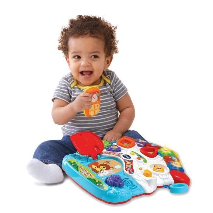 Vtech Andador Súper Trotteur Parlante 2 en 1 Naranja con Tablero de Actividades Desmontable 4