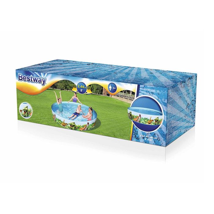 Bestway Piscina Rigida Infantil PVC Dinosaurios 244x46 cm +3 Años Jardin 55001 22 Bestway Piscina Rigida Infantil PVC Dinosaurios 244x46 cm +3 Años Jardin 55001 22