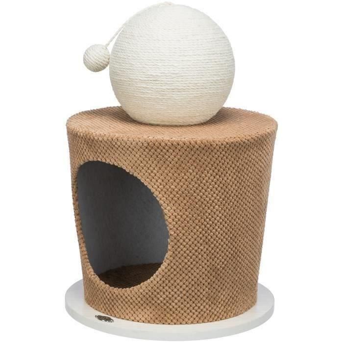 TRIXIE refugio acogedor - Con bola rascadora - ø 36 × 50 cm - Taupe TRIXIE refugio acogedor - Con bola rascadora - ø 36 × 50 cm - Taupe