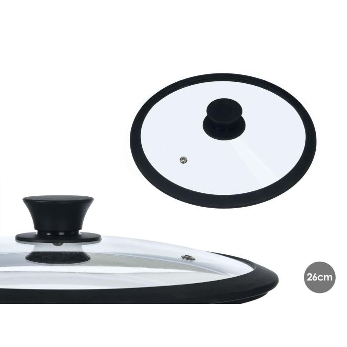 Tapa Cristal Silicona 26Cm Diam Kinvara (Set de 12)