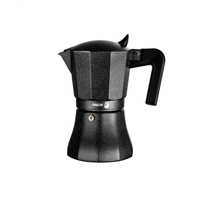 Cafetera Italiana Fagor TIRAMISU 12 Negro Aluminio 12 Tazas 6