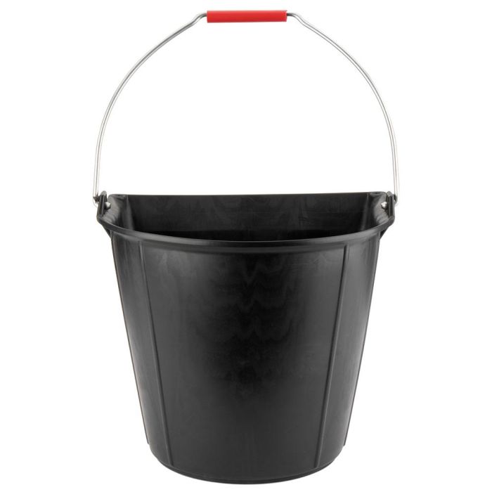 Bellota Cubo industrial de caucho sintético 13 l, asa metálica, resistente a golpes y temperaturas extremas 1 Bellota Cubo industrial de caucho sintético 13 l, asa metálica, resistente a golpes y temperaturas extremas 1