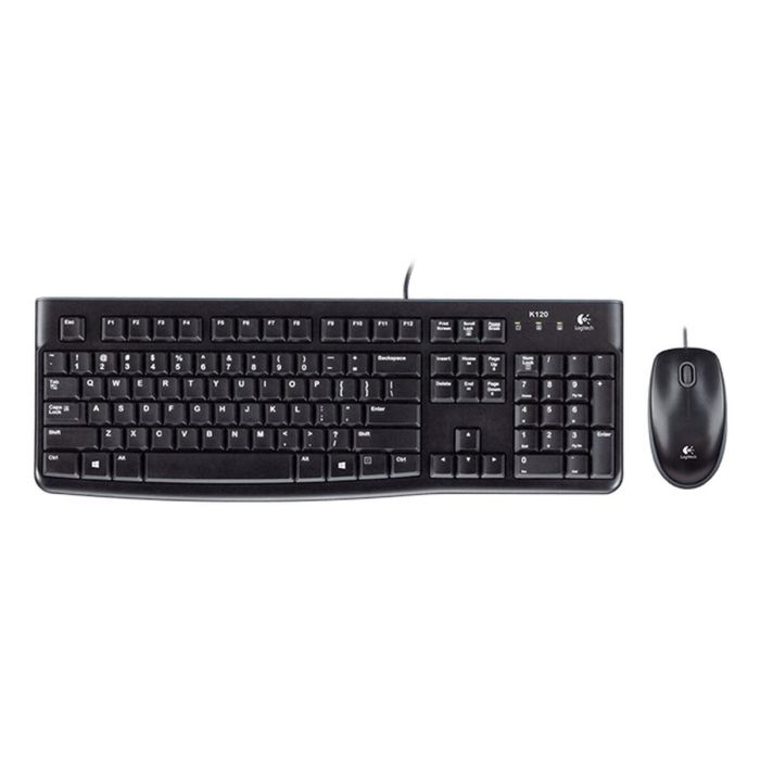 Logitech Teclado y Ratón Desktop, USB, Italiano, A Prueba de Derramamientos, Ratón Óptico 1000 ppp 1 Logitech Teclado y Ratón Desktop, USB, Italiano, A Prueba de Derramamientos, Ratón Óptico 1000 ppp 1