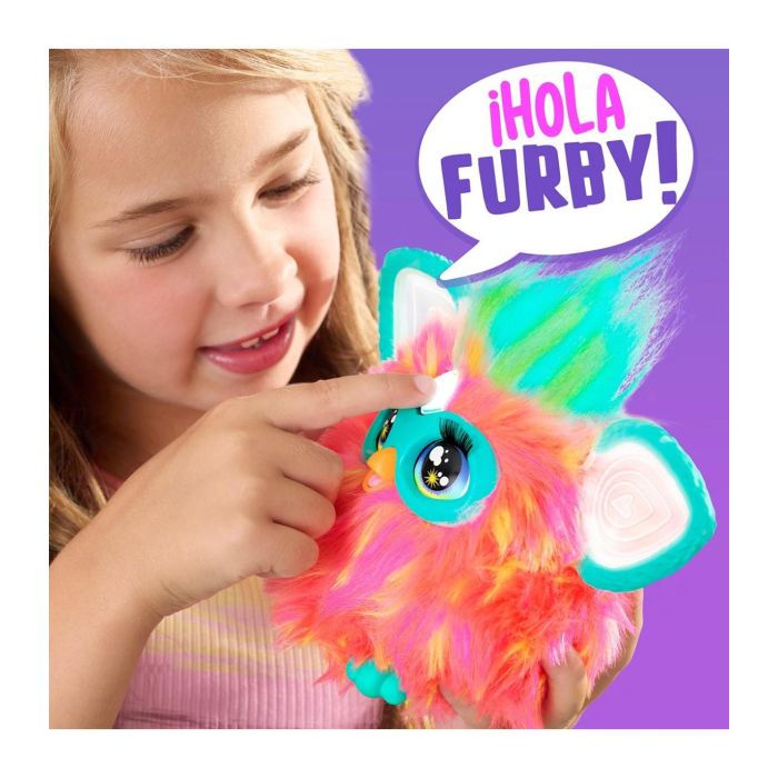 Hasbro Furby Naranja Coral - Juguete Interactivo con Reconocimiento de Voz, Modos de Juego y Lenguaje Humano 4 Hasbro Furby Naranja Coral - Juguete Interactivo con Reconocimiento de Voz, Modos de Juego y Lenguaje Humano 4