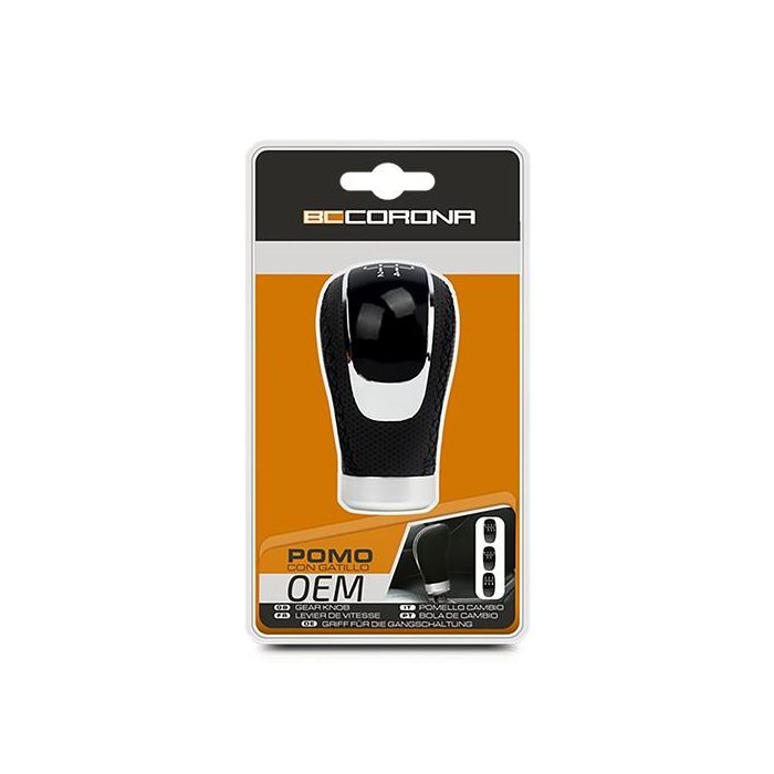 Pomo Oem Largo Piel Negra Cs6 POM30152 2 Pomo Oem Largo Piel Negra Cs6 POM30152 2
