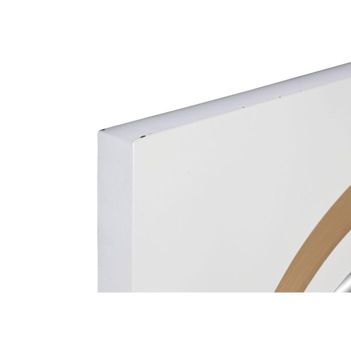 Espejo de pared Home ESPRIT Blanco Dorado 90 x 4 x 90 cm 3