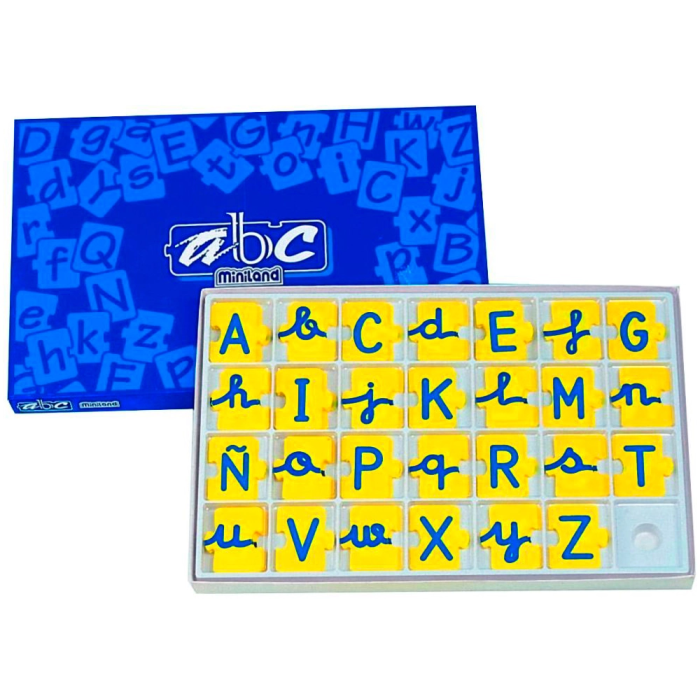 Miniland Juego Abecedario Mayúsculas y Minúsculas 168 Piezas 1
