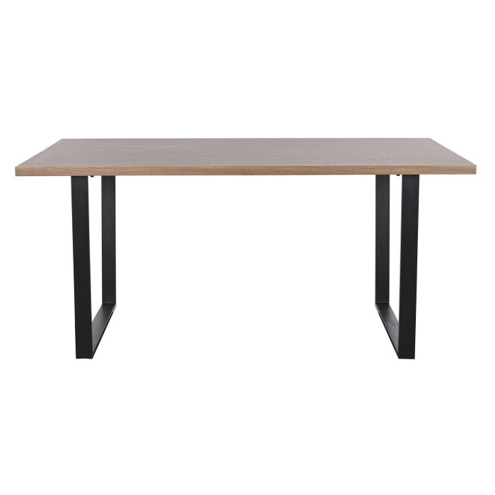 Mesa de Comedor Home ESPRIT Marrón Negro Hierro Madera MDF 160 x 90 x 75 cm 5