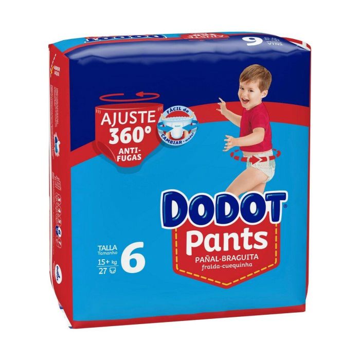 Dodot Pants Pañal-Braguita Talla 6 15+ kg 27 unidades 1