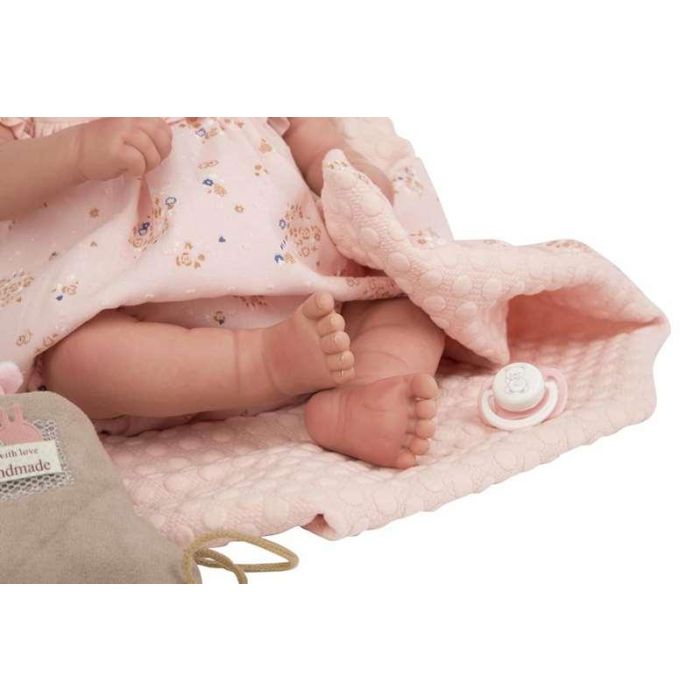 Muñeca reborn esther 45 cm con cuerpo blando, manta peluche y bolsa multiusos (muñeco con peso) 10 Muñeca reborn esther 45 cm con cuerpo blando, manta peluche y bolsa multiusos (muñeco con peso) 10