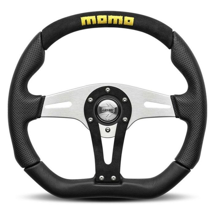 Volante Momo Trek 350 mm Cuero Y Alcantara MOM11102935111R