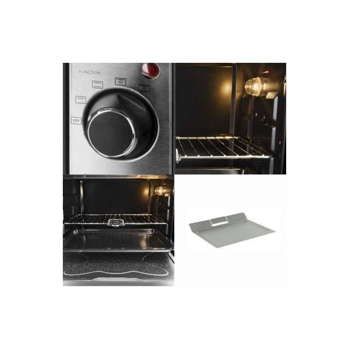 HORNO DE SOBREMESA HAEGER LAGASSE 48L - 2000W - TEMPORIZADOR CON TIMBRE - SELECTOR TEMPERATURA 100-230º - PUERTA DOBLE CRISTAL 1 HORNO DE SOBREMESA HAEGER LAGASSE 48L - 2000W - TEMPORIZADOR CON TIMBRE - SELECTOR TEMPERATURA 100-230º - PUERTA DOBLE CRISTAL 1