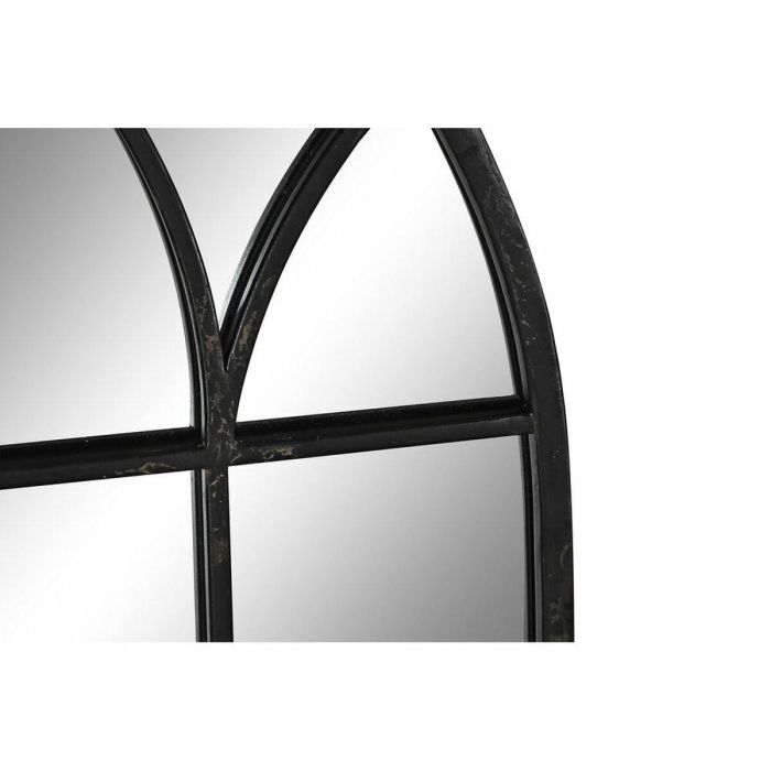 Espejo de pared DKD Home Decor Negro Ventana 36 x 2 x 65 cm (65 Piezas) 2