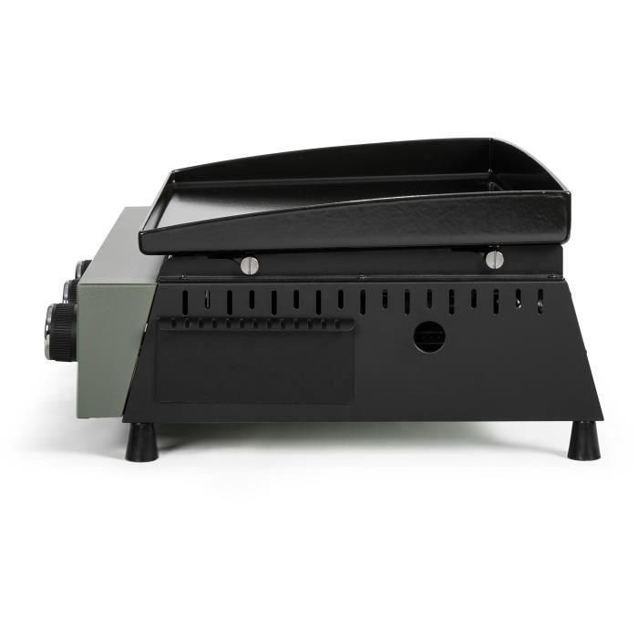 Livoo DOC324 Plancha de gas de 3 quemadores con acabado en Verde y Negro 2 Livoo DOC324 Plancha de gas de 3 quemadores con acabado en Verde y Negro 2