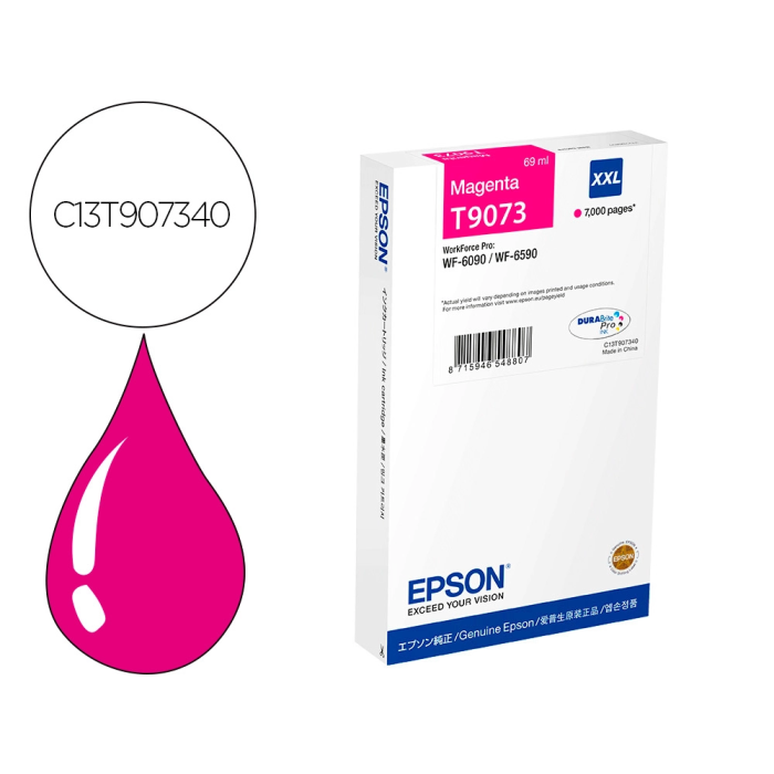 Epson WF-6xxx Cartucho de Tinta Magenta XXL 0 Epson WF-6xxx Cartucho de Tinta Magenta XXL 0