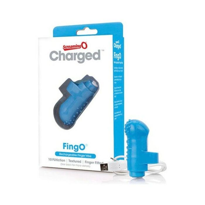 Dedo Vibrador Fingo Azul The Screaming O Charged Azul 1