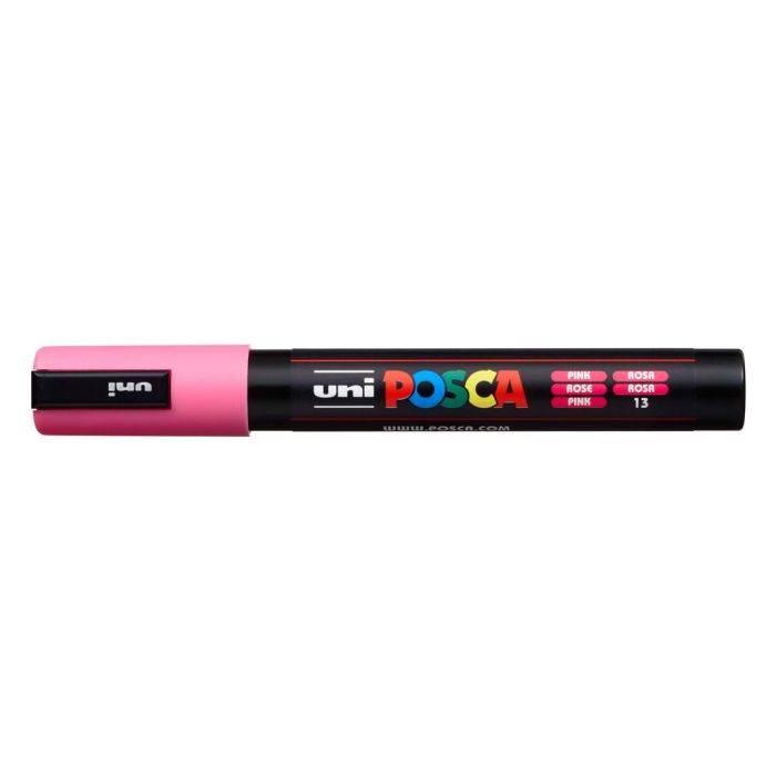 Posca Marcador Pc-5M No Permanente Punta Forma De Bala 1,8 - 2,5 mm Rosa Posca Marcador Pc-5M No Permanente Punta Forma De Bala 1,8 - 2,5 mm Rosa