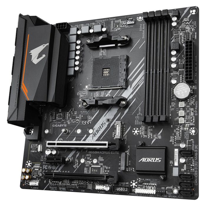 Gigabyte B550M AORUS ELITE Placa Base mATX Socket AM4 para Procesadores AMD Ryzen