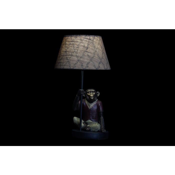 Lampara Sobremesa Colonial DKD Home Decor Multicolor Marron 25 x 44.5 x 27 cm 1 Lampara Sobremesa Colonial DKD Home Decor Multicolor Marron 25 x 44.5 x 27 cm 1