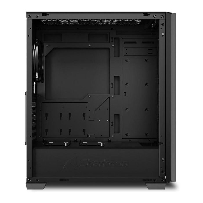 SHARKOON VS9 Midi Tower Negro ATX, micro ATX, Mini-ITX para PC con Gestión de Cables y Puertos USB 3.0 4