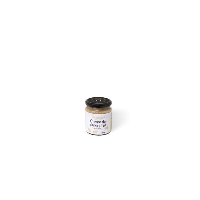 OLEANDER Crema de Almendra Crunchy Bio Vegan SG 210g - Sin Gluten, Sin Lactosa, Sin Huevo