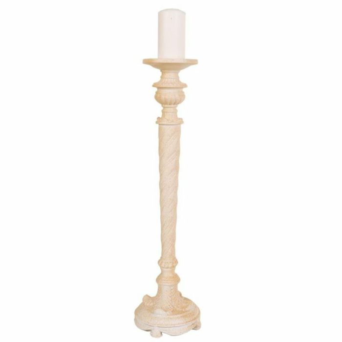 Candelabros Alexandra House Living Blanco Resina 14 x 54 x 14 cm 3 Piezas 4